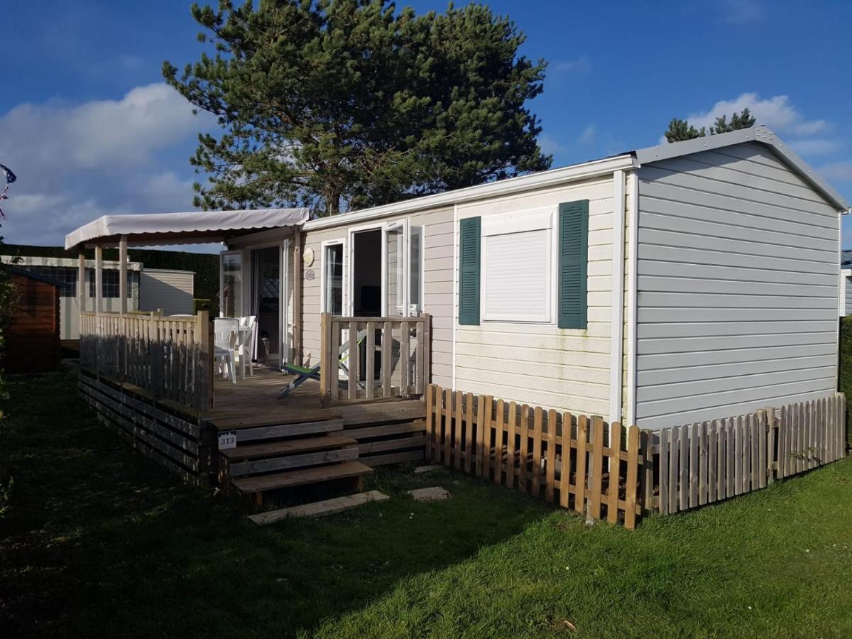 Mobile-Home 100M Plage Utah Mme Surget Sainte-Marie-du-Mont  Exteriör bild