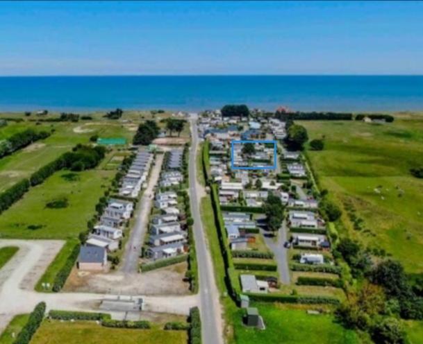 Mobile-Home 100M Plage Utah Mme Surget Sainte-Marie-du-Mont  Exteriör bild
